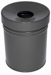 Abfallbehälter FIRE EX Deckel Graphit 30 Liter